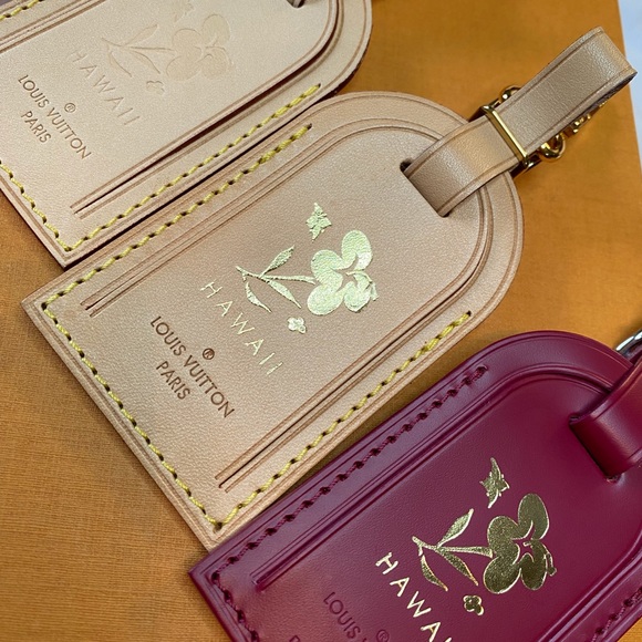 Louis Vuitton Large Luggage Tag - Red Hawaii Limited Edition - Picture 6 of 8